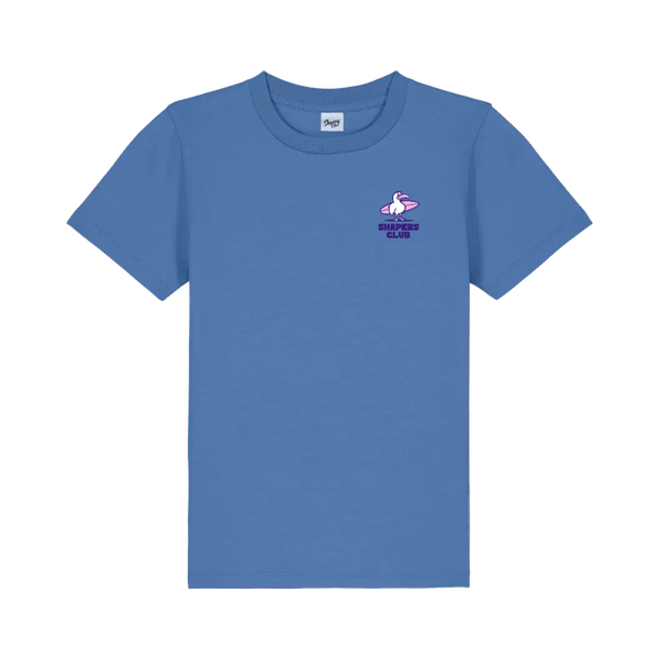 Shapers Club - Kids T-Shirt - Born to surf - Washed Blue