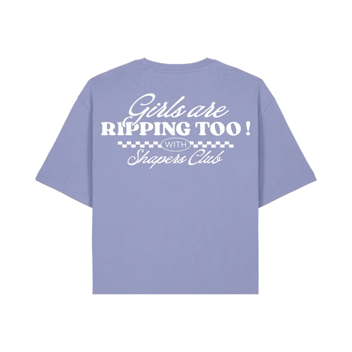 Shapers Club - Women's T-Shirt - Ripping Too - Violet - Back