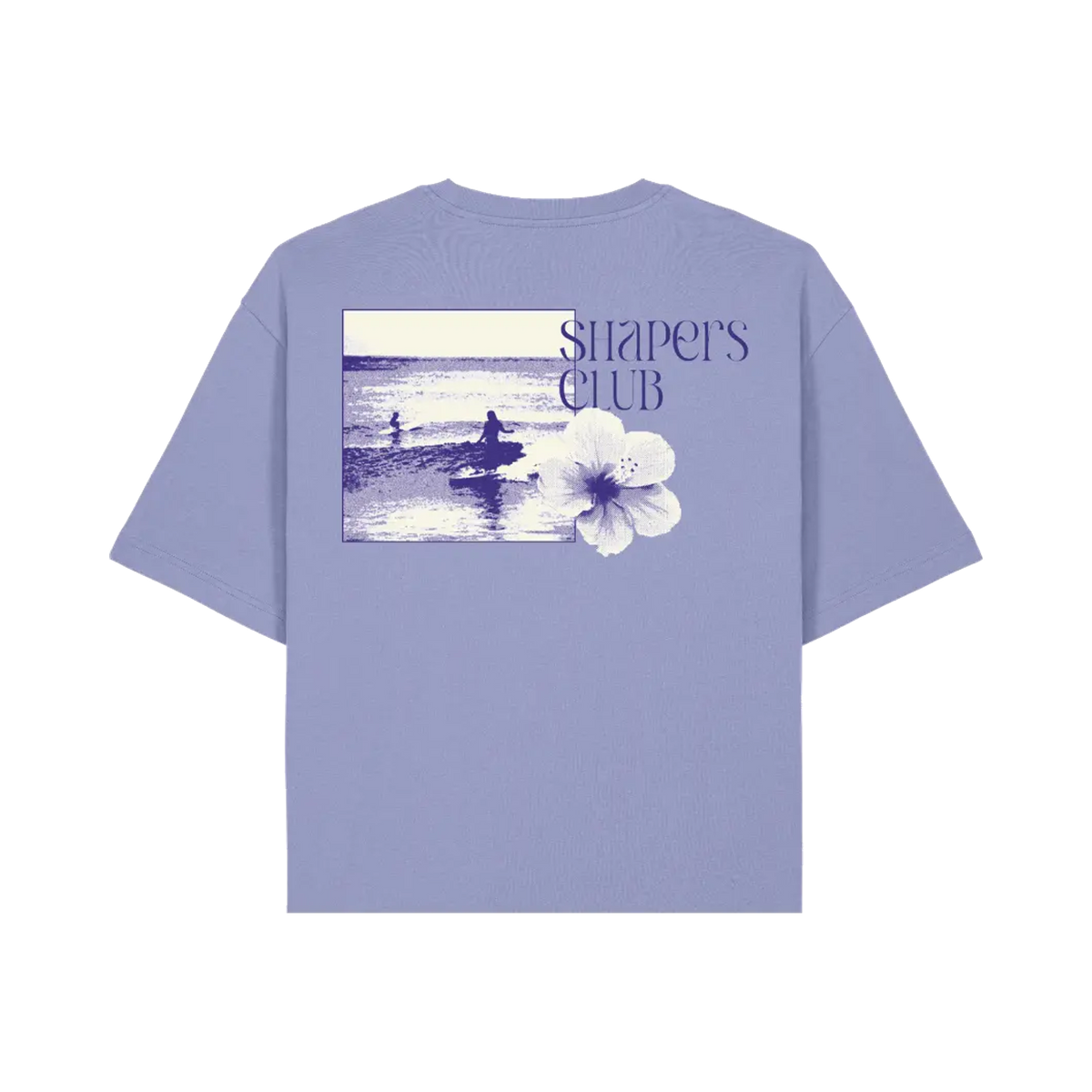 Shapers Club - Women's T-shirt - Hibiscus - Violet - Back