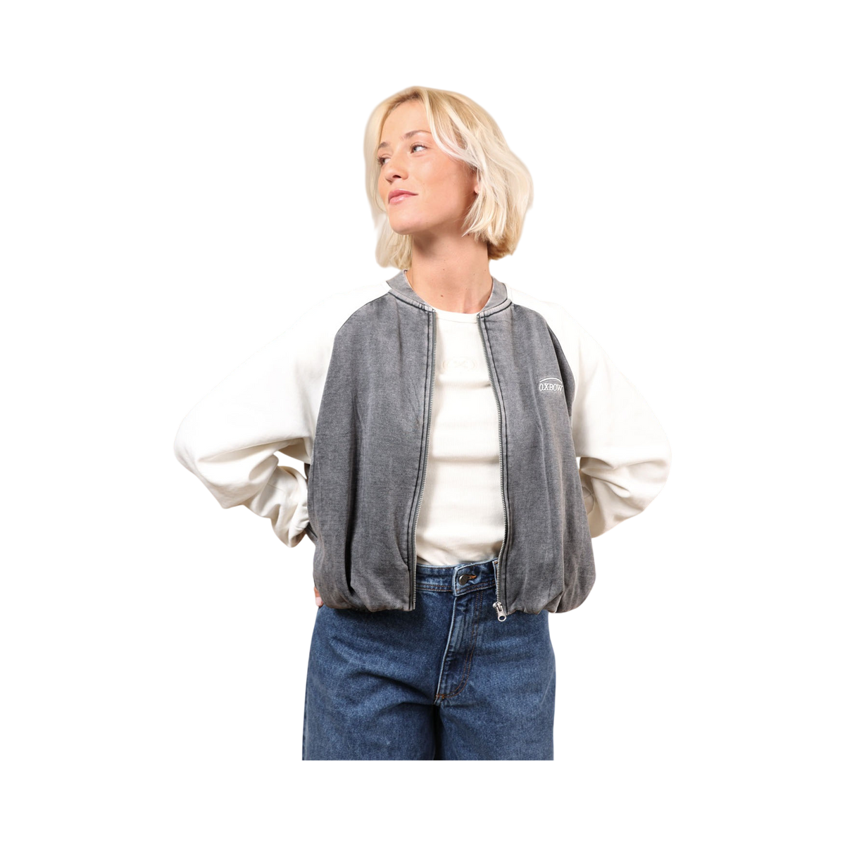 Oxbow - Sweats & hoodies - Warpedflo grey - photo 1
