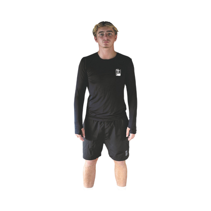 Grajagan - Long sleeve T-shirts - Top UV - Black long sleeve - photo 1