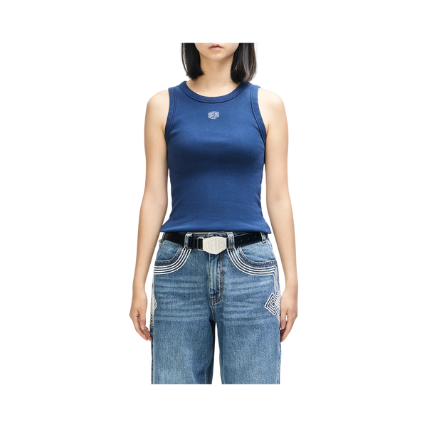 Deus ex machina - T-shirt - 4X4 Shield Tank blue