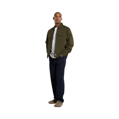 Dickies - Jackets & coveralls - 247 shacket deep depths green - photo 3