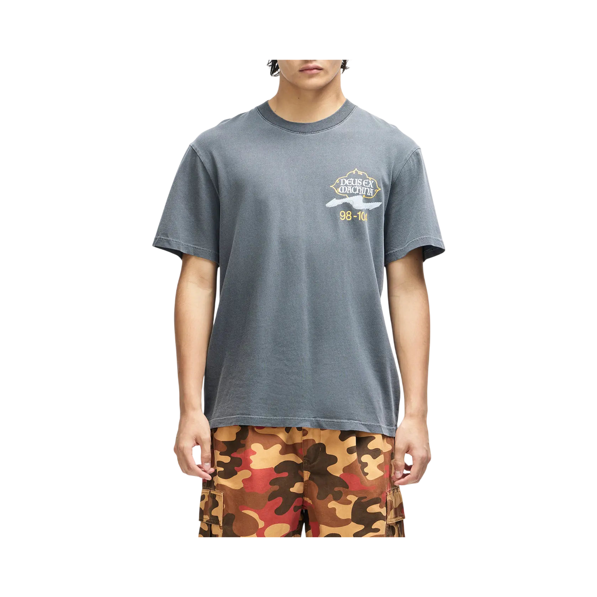 Deus ex machina - T-shirts - Easy peacey grey tee