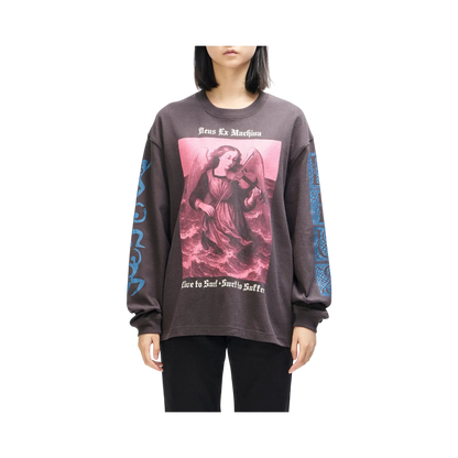 Deus ex machina - T-shirts manches longues - Swell maps OS LS tee gris