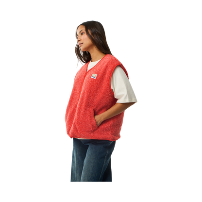 Rip curl - Sweats & hoodies - Every Day Polar Vest red - photo 2