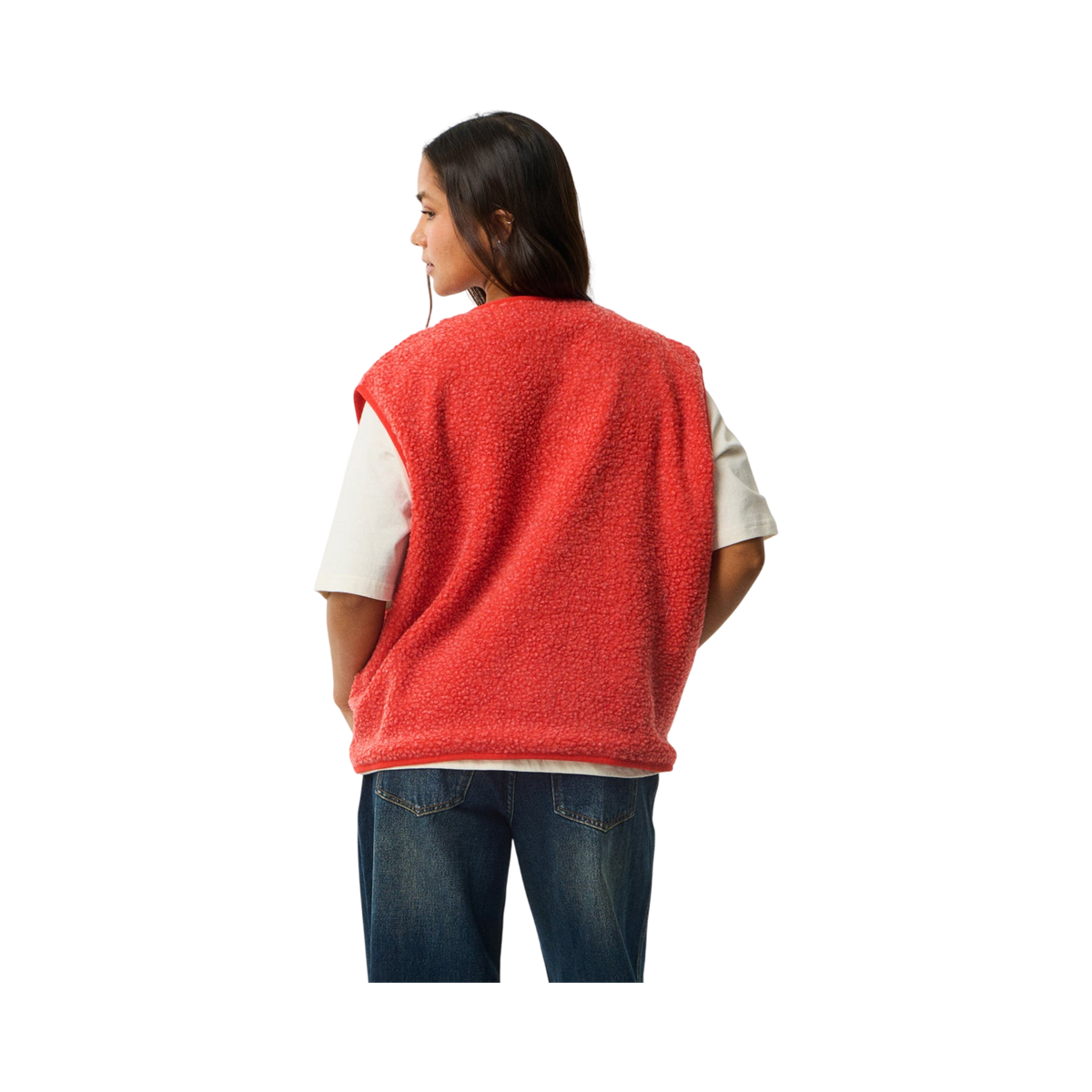 Rip curl - Sweats & hoodies - Every Day Polar Vest red - photo 3