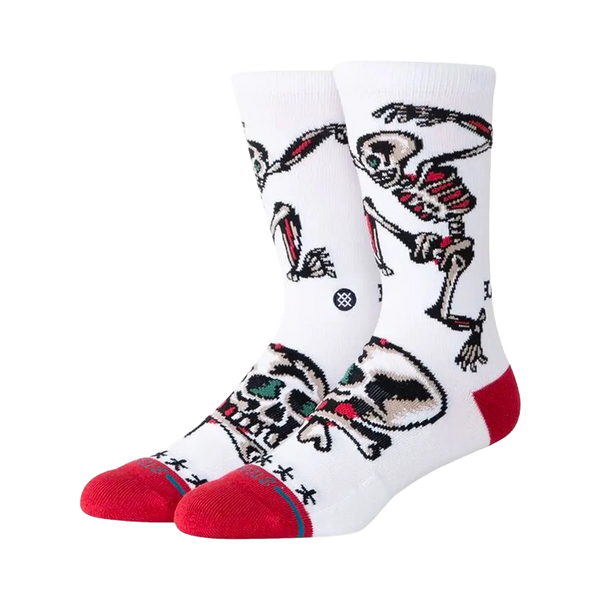 Stance - Socks - Skeleton crew white