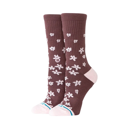Stance - Socks - Floral dreams crew brown United legwear & apparel Europe B.V.