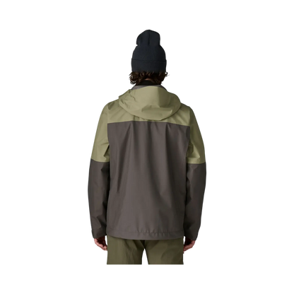 Patagonia Vestes & surchemises M's Boulder Fork Rain Jkt vert – vue 3