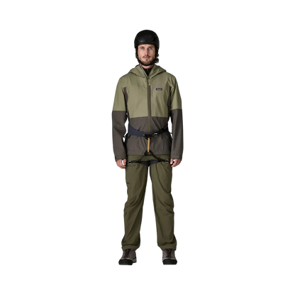 Patagonia Vestes & surchemises M's Boulder Fork Rain Jkt vert – vue 4