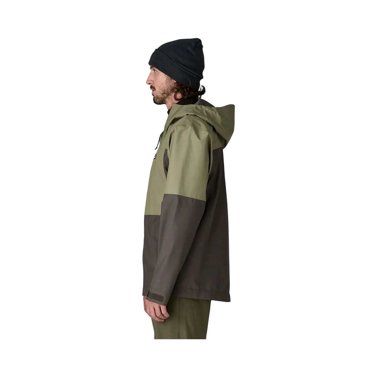 Patagonia Vestes & surchemises M's Boulder Fork Rain Jkt vert – vue 5