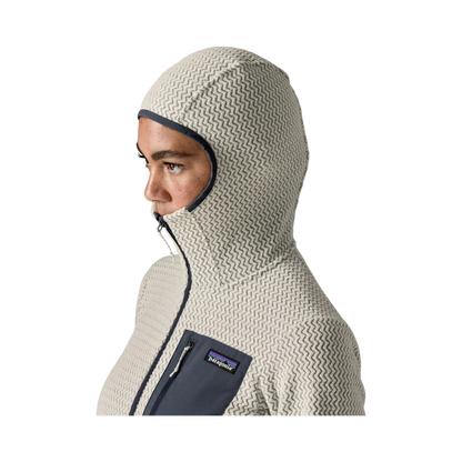 Patagonia - Sweatshirts & hoodies - W's R1 Air Full-Zip Hoody white Patagonia Purpose Trust
