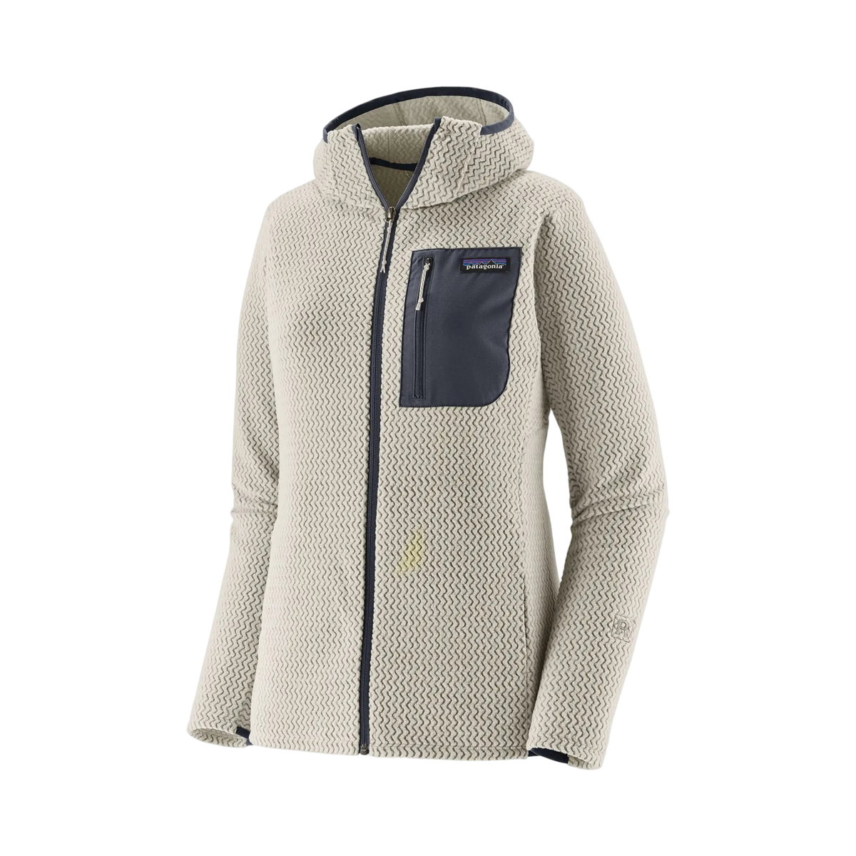 Patagonia - Sweatshirts & hoodies - W's R1 Air Full-Zip Hoody white Patagonia Purpose Trust