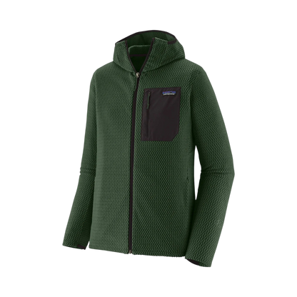 Patagonia - Sweatshirts & hoodies - M's R1 Air Full-Zip Hoody green Patagonia Purpose Trust