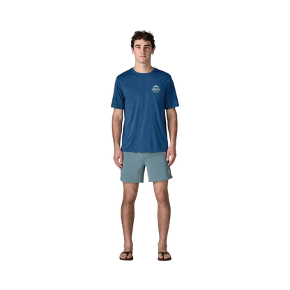 Patagonia - T-shirt - M's Cap Cool Daily Shirt - Great Waves blue Patagonia Purpose Trust