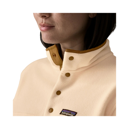 Patagonia - Pullovers & Knitwear - W's LW Synch Snap-T P/O beige Patagonia Purpose Trust