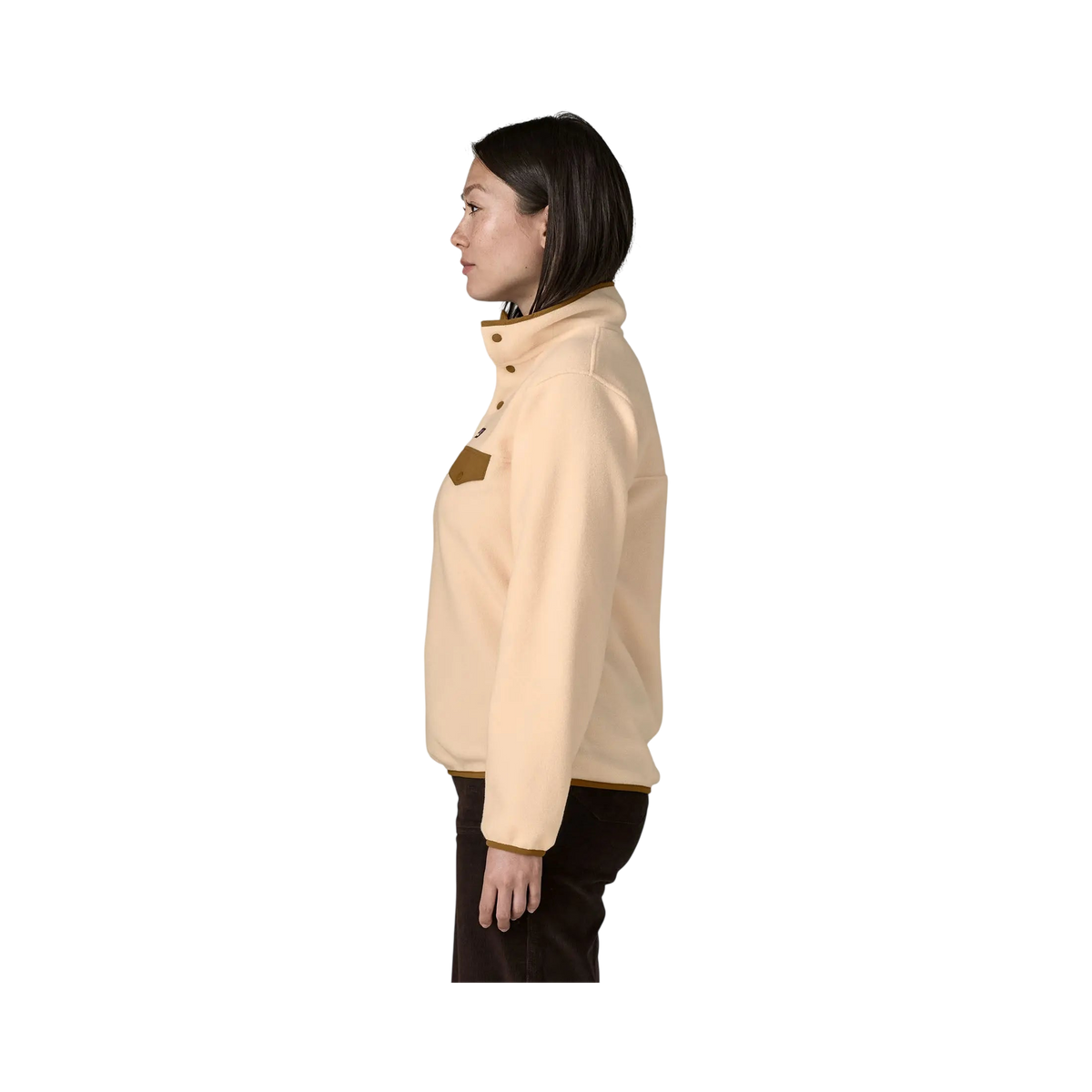 Patagonia - Pullovers & Knitwear - W's LW Synch Snap-T P/O beige Patagonia Purpose Trust