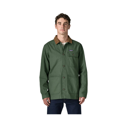 Patagonia Point Reyes men's green canvas jacket - view 2