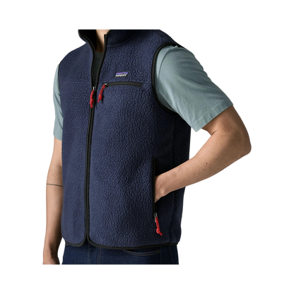 Patagonia - Jackets & coveralls - M's Retro Pile Vest blue Patagonia Purpose Trust