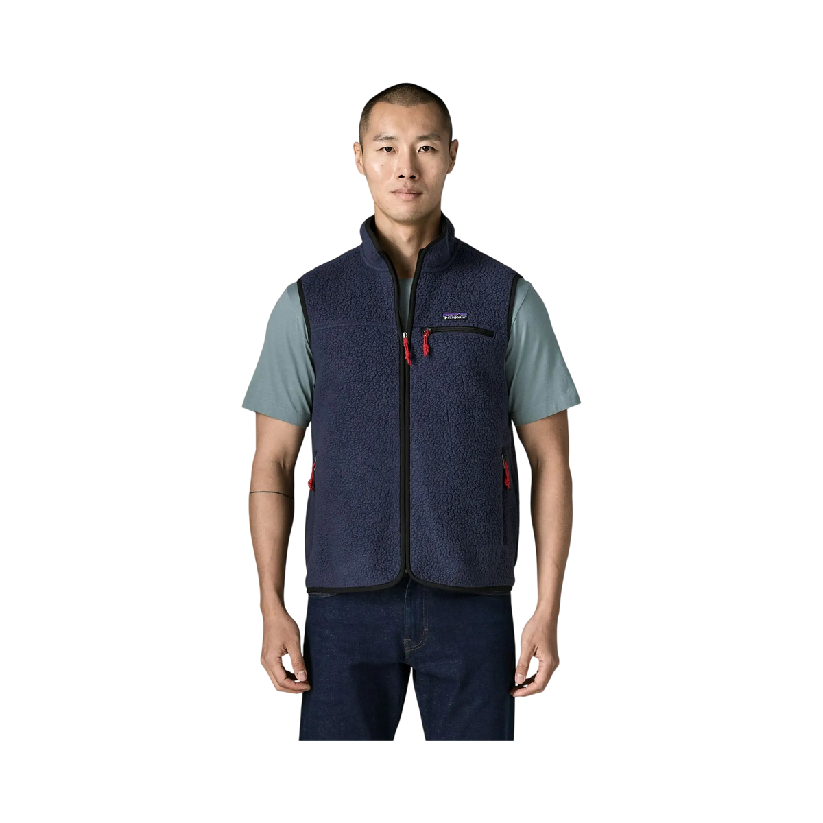 Patagonia - Jackets & coveralls - M's Retro Pile Vest blue Patagonia Purpose Trust