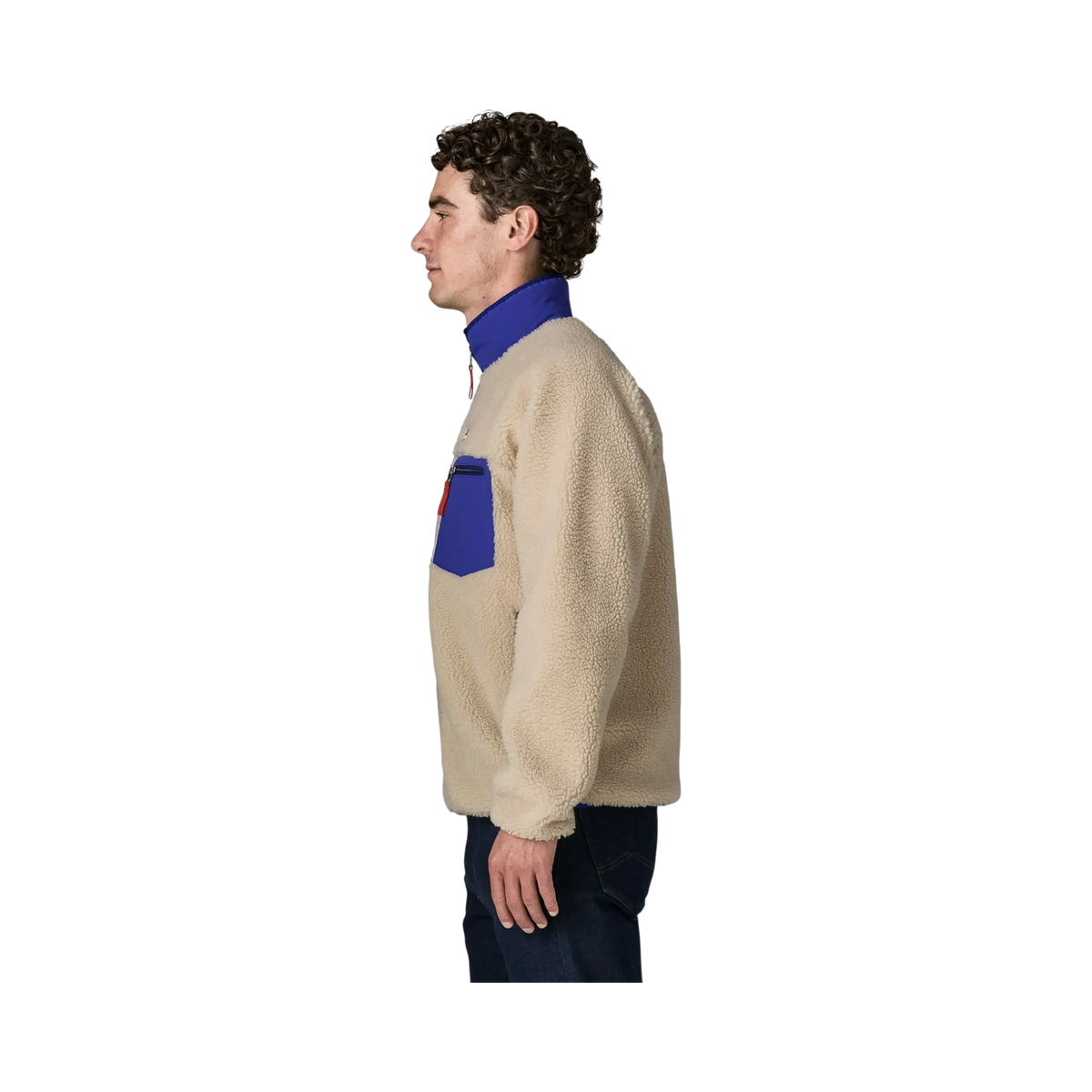 Patagonia Classic Retro-X men's beige fleece jacket - view 4