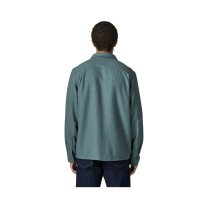 Men's Patagonia Fjord blue flannel shirt - view 3