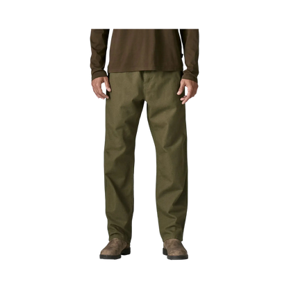Patagonia M's Point Reyes Canvas Gi Pants green - Canvas trousers on a transparent background - Surfshop Shapers Club House, La Rochelle