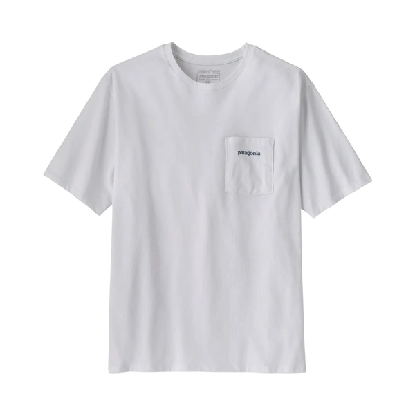 Patagonia - Boardshorts - M's Boardshort Logo Pocket Responsibili-Tee blanc