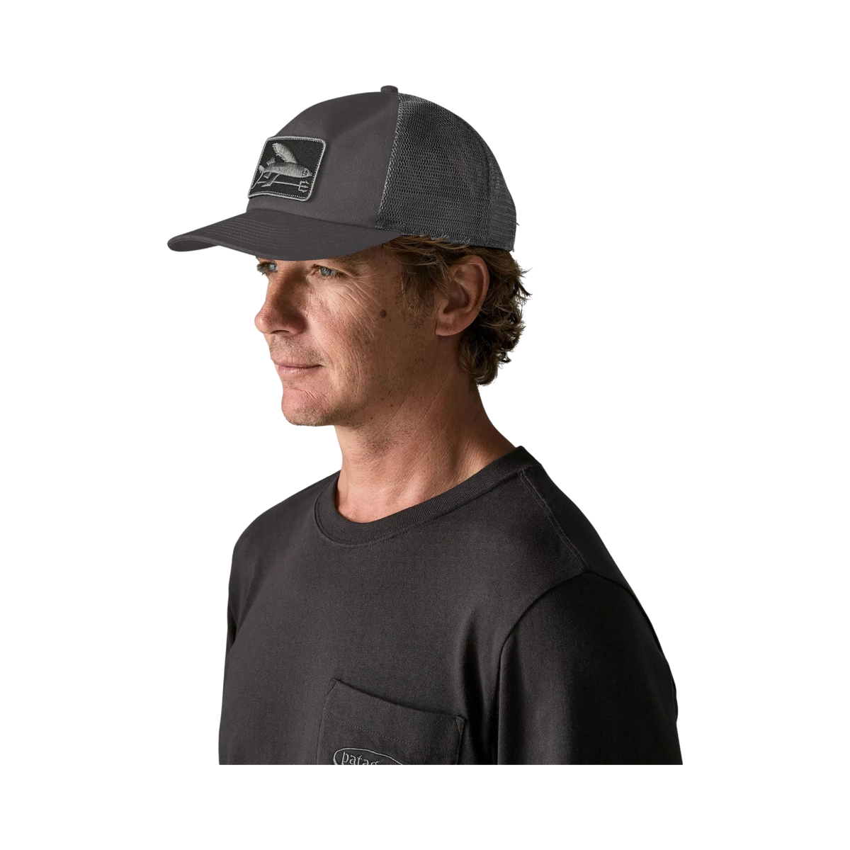 Patagonia Flying Fish Black trucker cap - view 2
