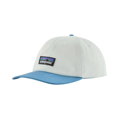 Surfinshop Cap - Shapers Club House Patagonia P-6 White and blue label with embroidered logo on the front
