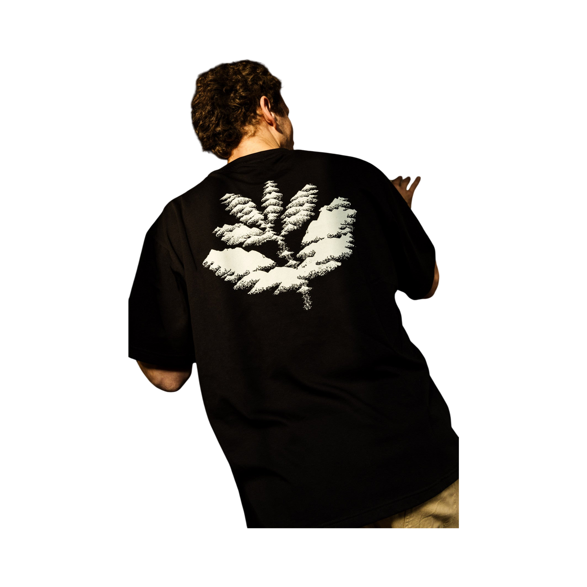 Magenta - T-shirts - Mountains tee Black - photo 3