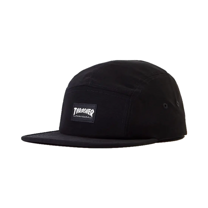 Thrasher - Caps - Logo 5 panels Black V7 Distribution
