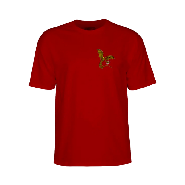 Powell Peralta - T-shirts - Dragons logo Red