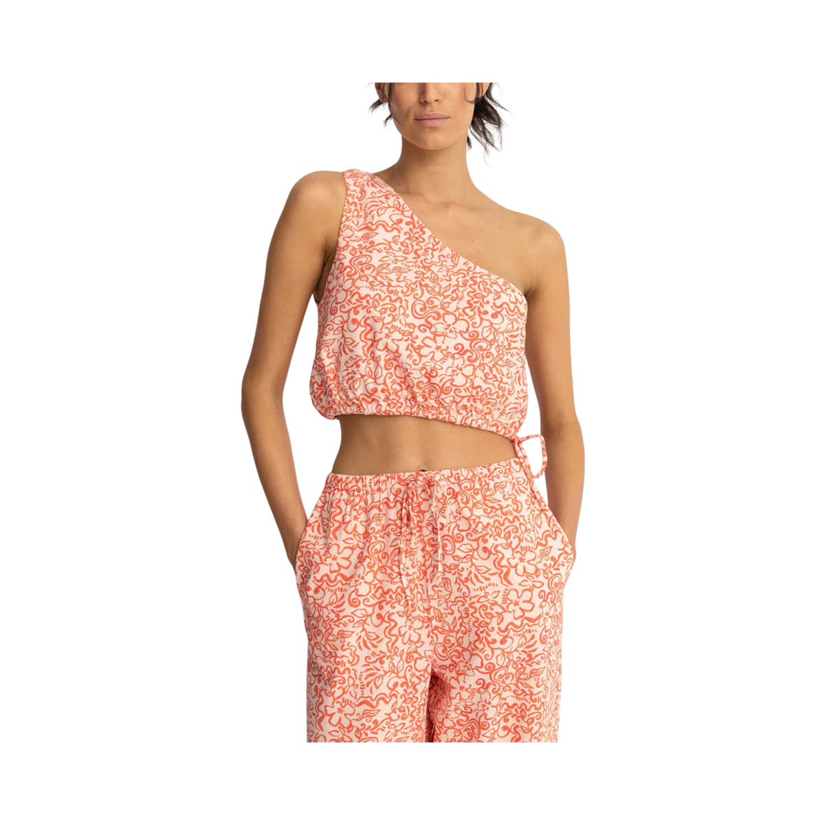 ISLANDER FLORAL ONE SHOULDER TOP M / US 30 / EU 40 MULTICOLOR - photo 1