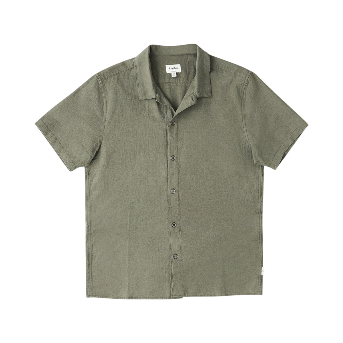 LINEN SS TSHIRT GREEN TAH5 - photo 1