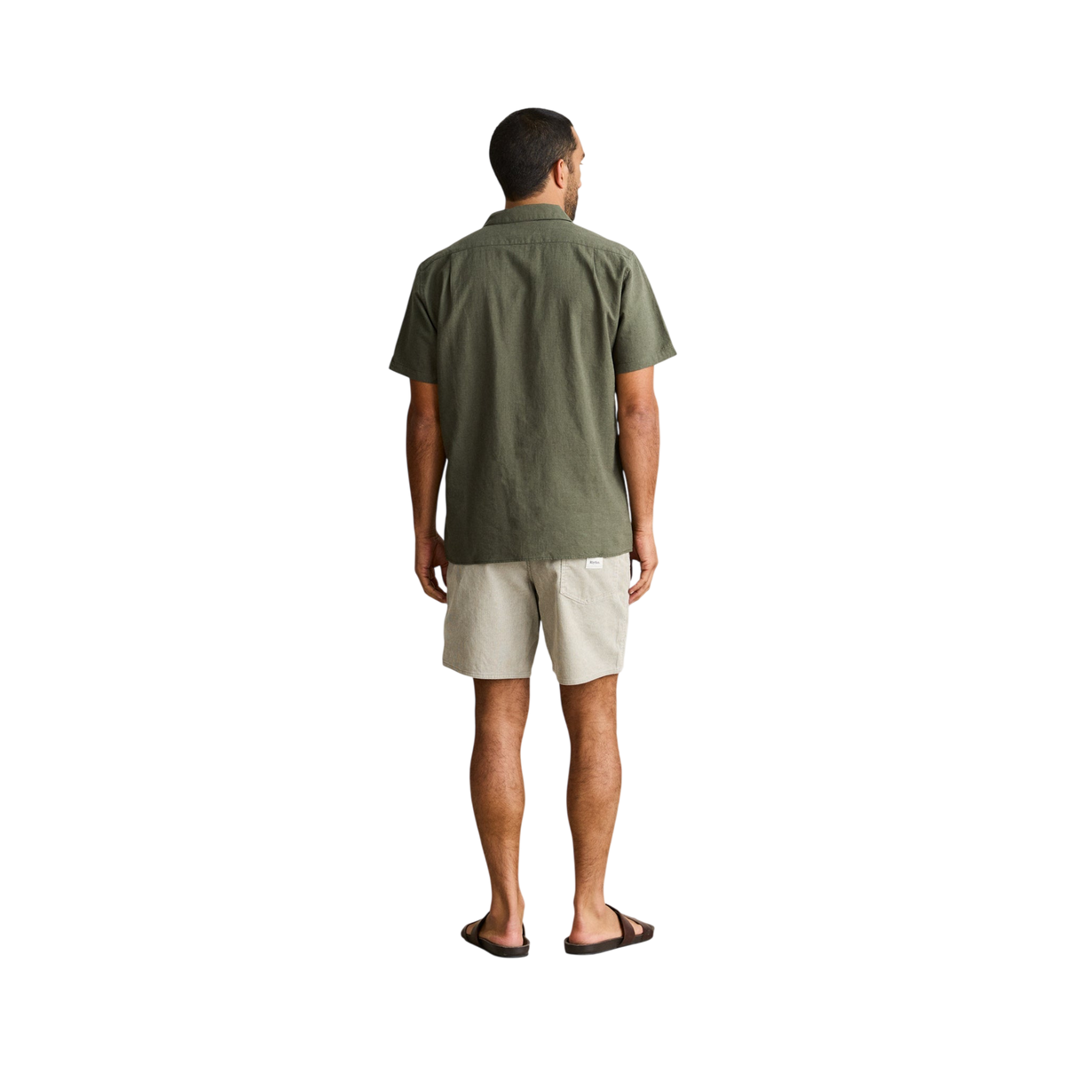LINEN SS TSHIRT GREEN TAH7 - photo 2