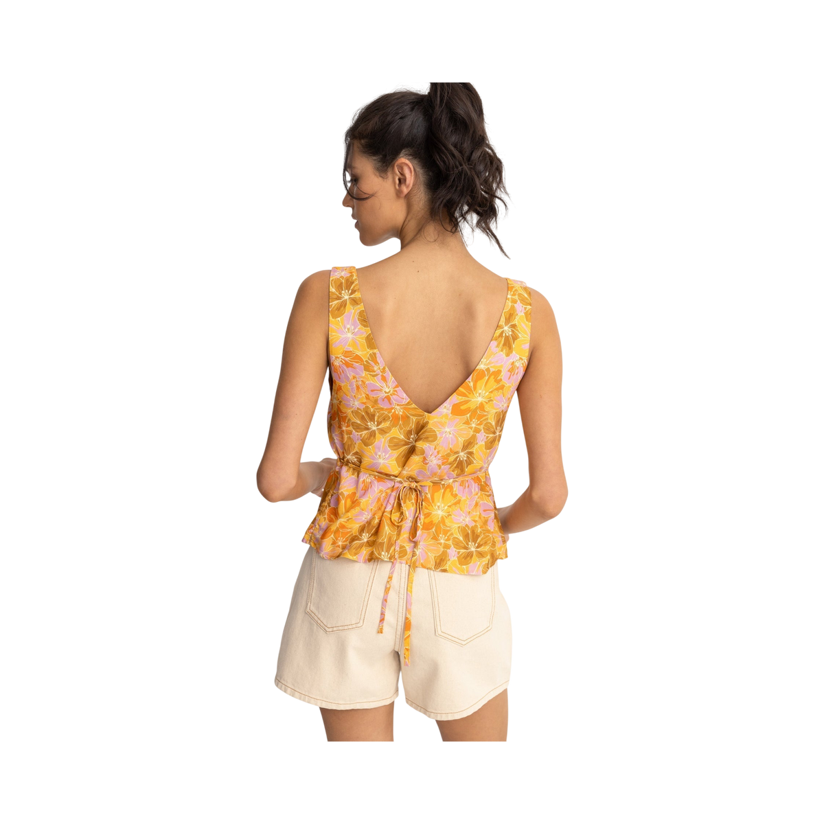 MAHANA FLORAL TOP M / US 28 / EU 38 YELLOW - photo 3