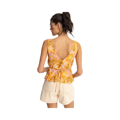 MAHANA FLORAL TOP M / US 28 / EU 38 YELLOW - photo 3