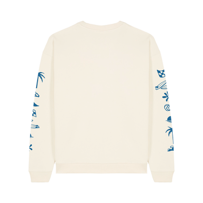 Shapers Club - T-shirt manches-longues - Crewneck beige