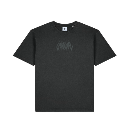 Cardinal - T-Shirt Oversize - Hardcore logo - Noir - Face avant