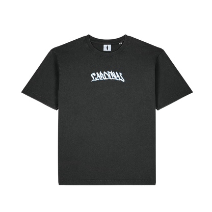 Cardinal - T-Shirt Oversize - BM & Doggo - Noir - Face avant