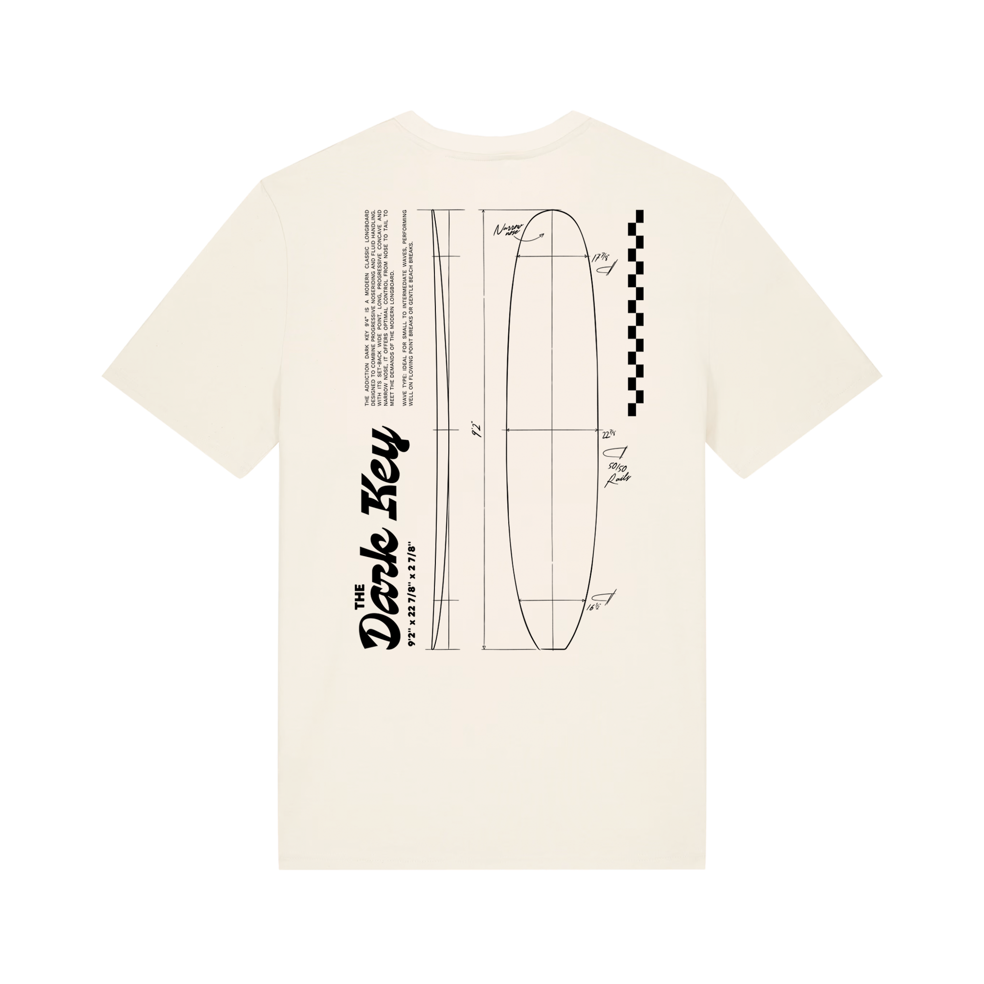 Addiction - T-shirt - Dark key beige