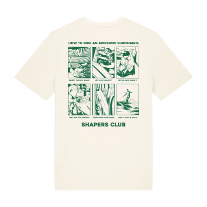 Shapers Club - T-Shirt Regular - Board's life - Beige - Face arrière