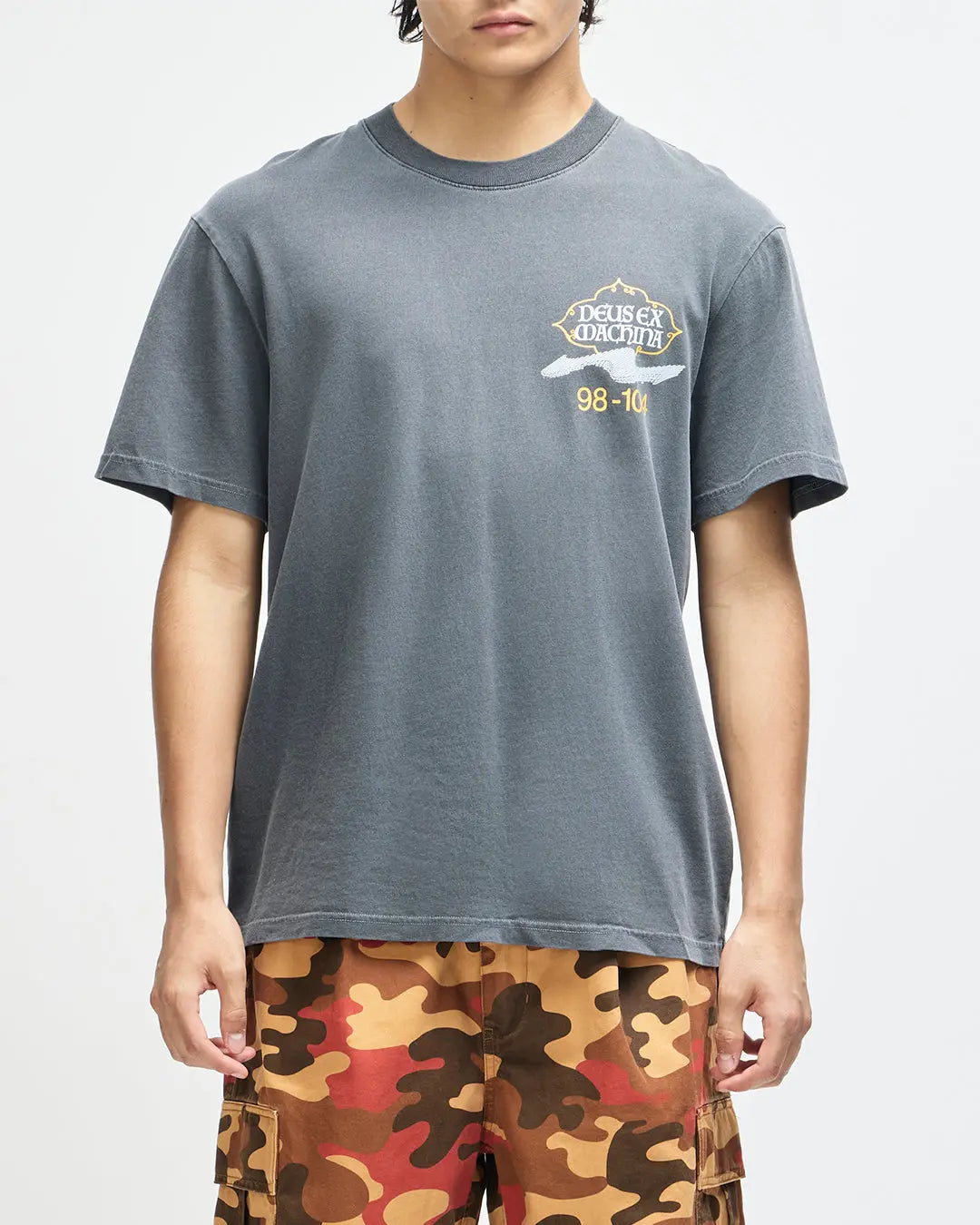 Deus ex machina - T-shirts - Easy peacey tee gris