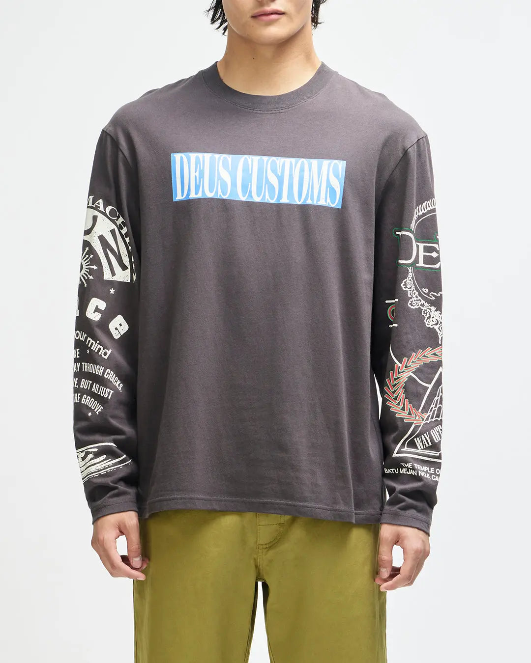 Deus ex machina - T-shirts - Sundance LS tee gris