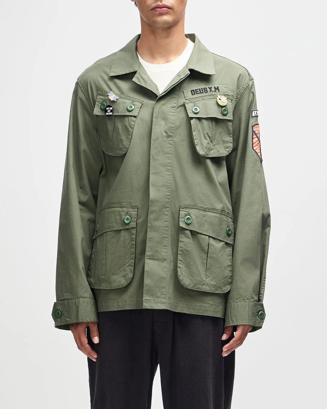 Deus Ex Machina - Vestes - Power overshirt vert