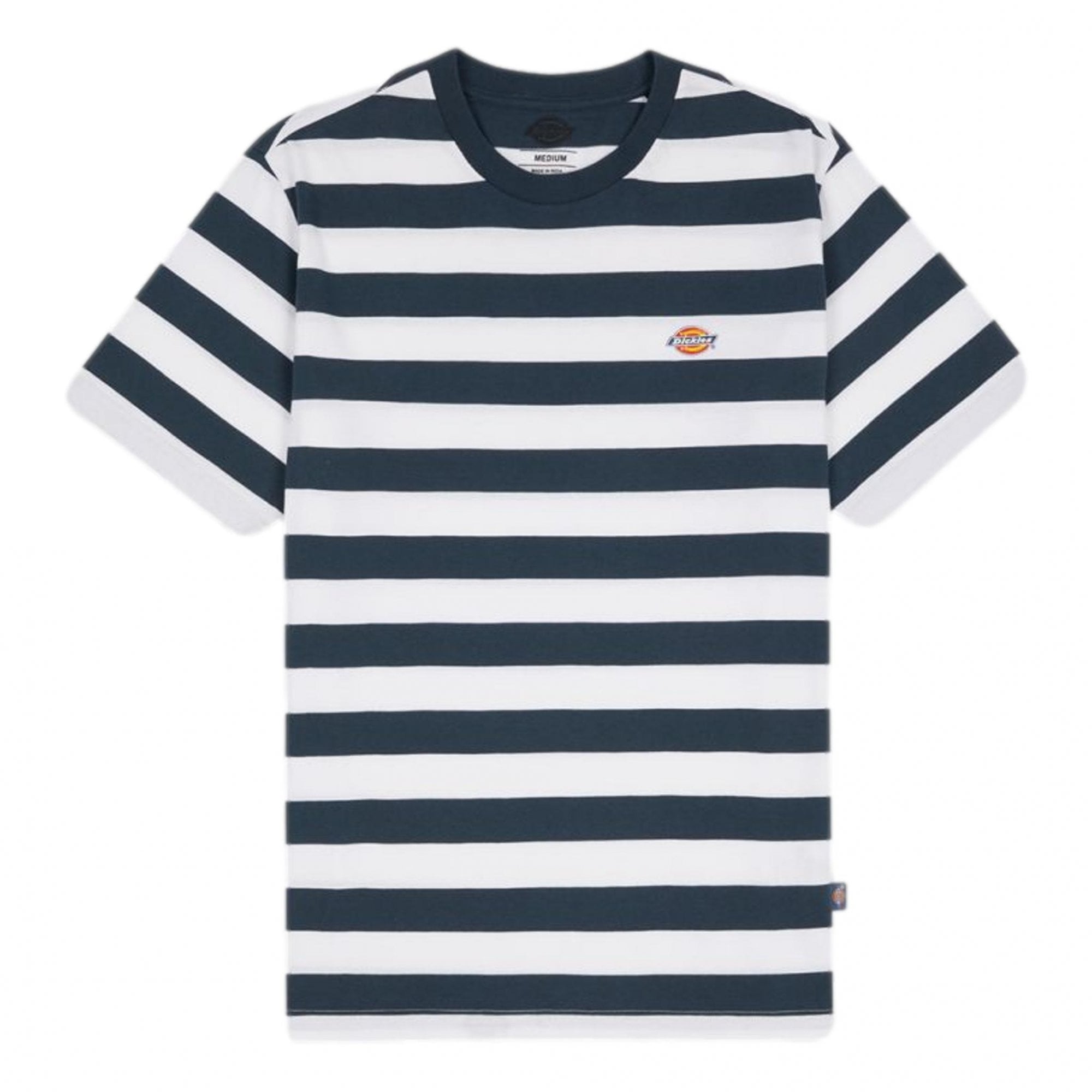 Dickies Rivergrove SS Tee Delft - T-shirt homme rayé bleu