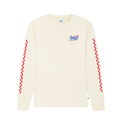 Shapers Club - T-Shirt Longsleeve - Chevy 2 - Beige - Face avant