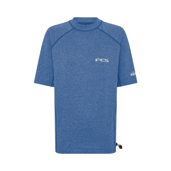 FCS - Accessoires - Essentiel ss rash vest heather - Lg Bleu